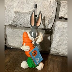 Vintage Looney Tunes Big Sipper Bugs Bunny Figurine with Carrot- NWT